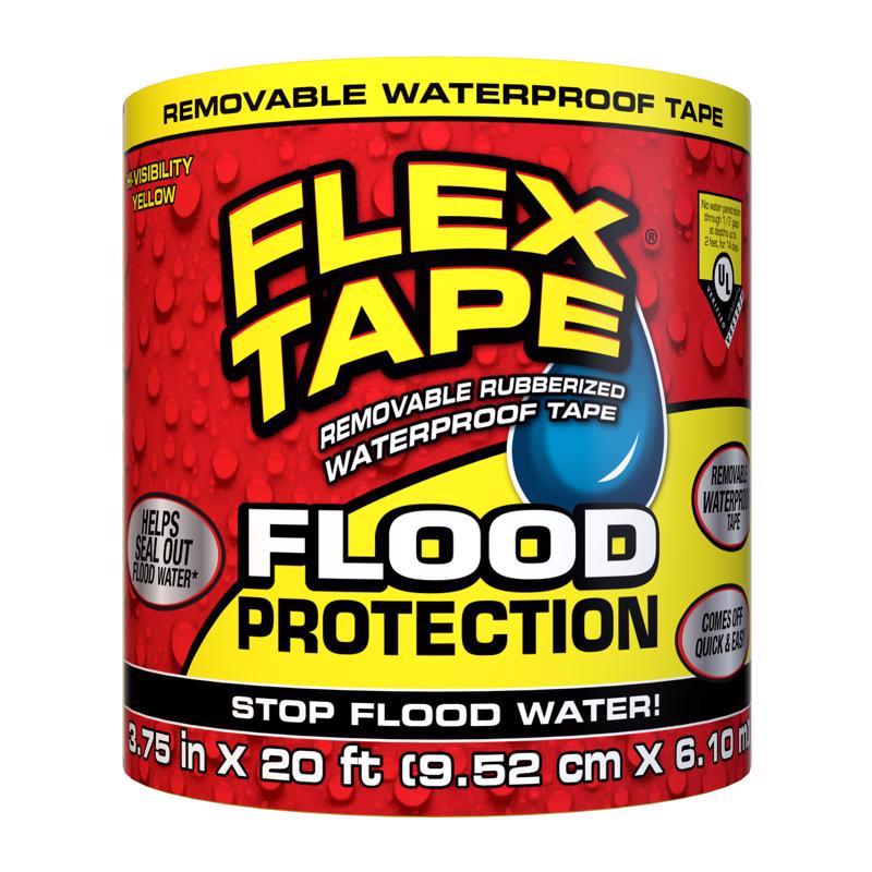 FLEX SEAL FAMILY OF PRODUCTS - Flex Seal Family of Products Flood Protection 3.75 in. W X 20 ft. L Yellow Waterproof Repair Tape