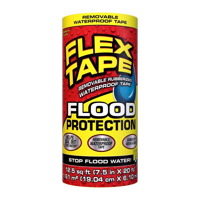 FLEX SEAL FAMILY OF PRODUCTS - Flex Seal Family of Products Flood Protection 7.5 in. W X 20 ft. L Yellow Waterproof Repair Tape