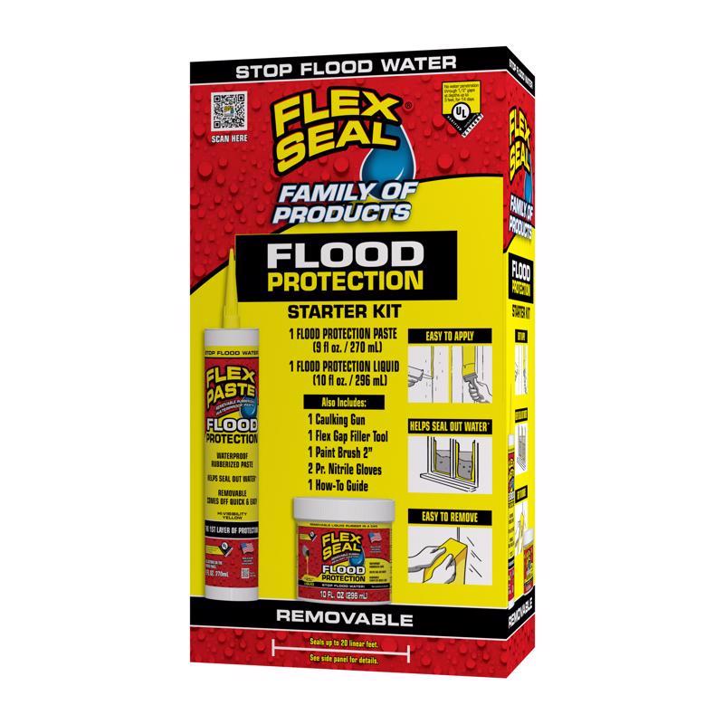 FLEX SEAL FAMILY OF PRODUCTS - Flex Seal Family of Products Flood Protection Yellow Rubber Coating 1 box