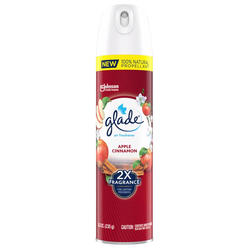 GLADE - Glade Apple Cinnamon Scent Air Freshener 8.3 oz Aerosol 1 pk - Case of 6