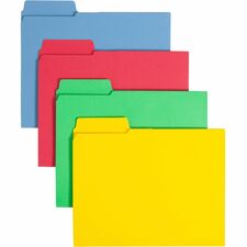 Smead SuperTab 1/3 Tab Cut Letter Recycled Top Tab File Folder [FOLDER;FILE;3IN1;SUPRTB;AST-PK]