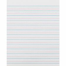 Zaner-Bloser Pacon Broken Midline Sulphite Paper