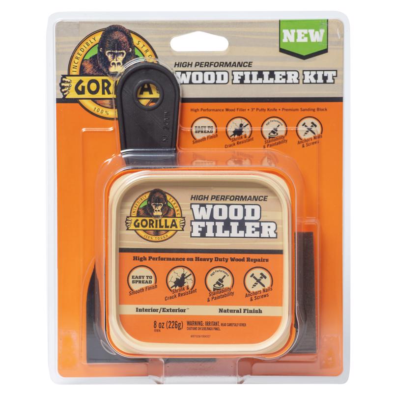 GORILLA - Gorilla Natural Wood Finish Repair Kit 8 oz - Case of 2