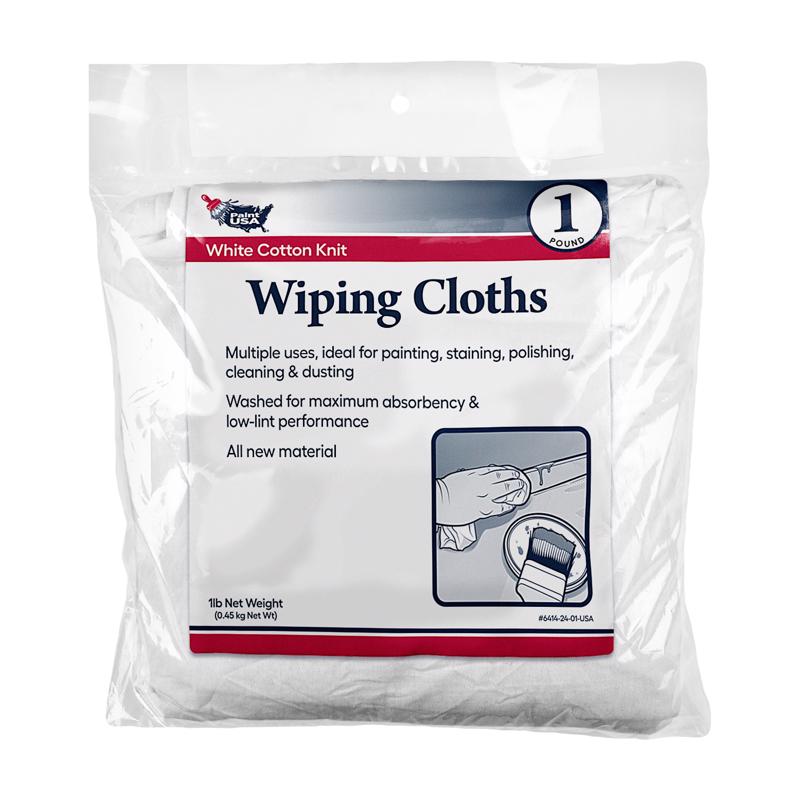 PAINT USA - Paint USA Cotton Knit Wiping Rags 1 lb