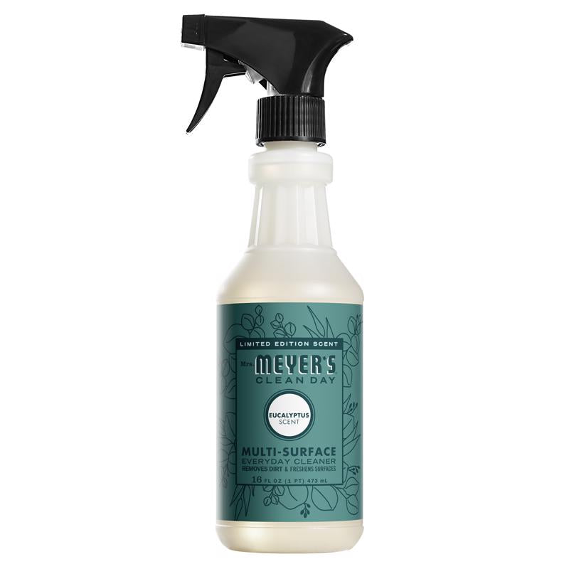 MRS. MEYER'S - Mrs. Meyer's Clean Day Eucalyptus Scent Multi-Purpose Cleaner Liquid Spray 16 oz - Case of 6