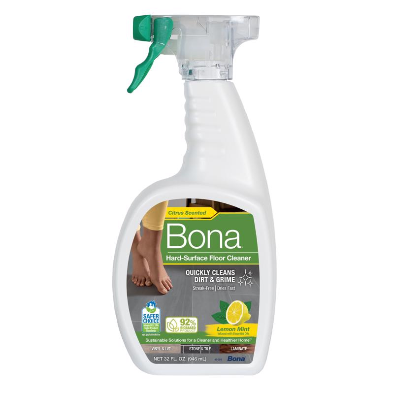 BONA - Bona Lemon Mint Scent Hard Surface Floor Cleaner Liquid 32 oz