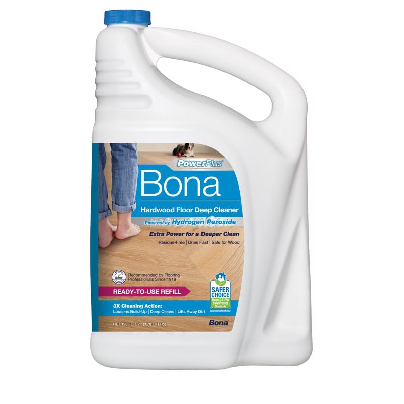 BONA - Bona PowerPlus Hardwood Floor Cleaner Liquid 128 oz - Case of 4