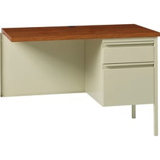 Lorell Fortress Series Right-Pedestal Return [DESK;RT RTRN;24X42;PYOK-EA]