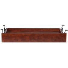Lorell Universal Keyboard Tray - 28.4" Length x 16.7" Width x 5.1" Height - Cherry, Laminate