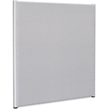 Lorell Panel System Partition Fabric Panel - 48.8" Width x 60" Height - Steel Frame - Gray - 1 Each
