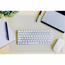 Desktex&reg; Polycarbonate Desk Pad 20" x 36" - Clear Rectangular Polycarbonate Desk Pad - 36" L x 20" W x 0.03" D