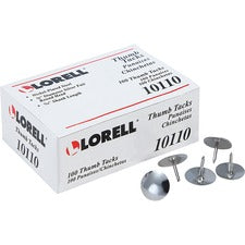 Lorell 5/16" Long Thumb Tacks [TACKS; THUMB-PK]