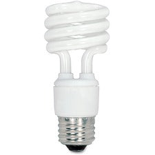 Satco 13-watt Fluorescent T2 Spiral CFL Bulb [BULB;CFL;13W;T2;2700K;4PK-BX]