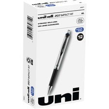 uniball&trade; 207 Impact RT Gel Pens [PEN;GEL;207IMPACT;RETRCT;BE-DZ]