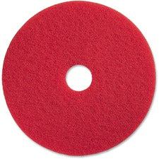 Genuine Joe Red Buffing Floor Pad [PAD;BUFFING;SPRAY;20";RED-CT]