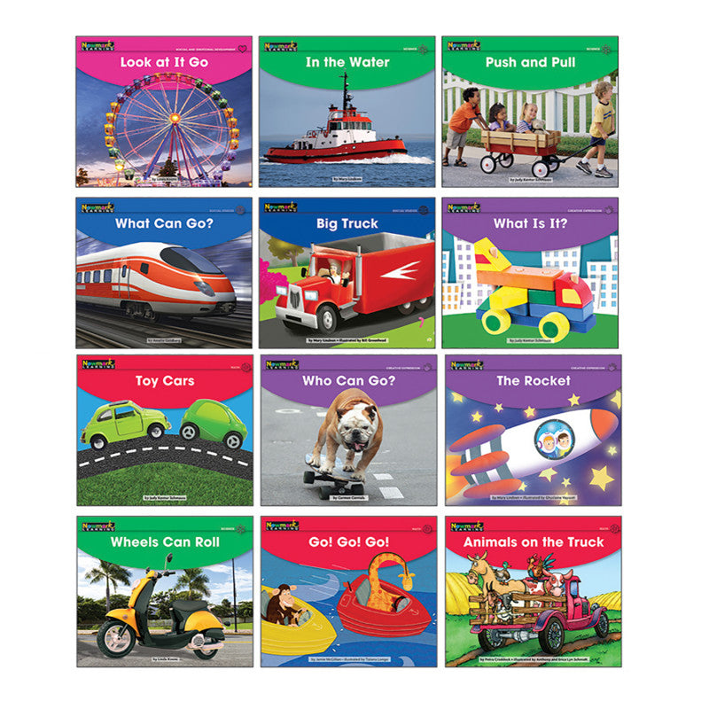 NEWMARK LEARNING - Early Rising Readers Transportation Theme Set