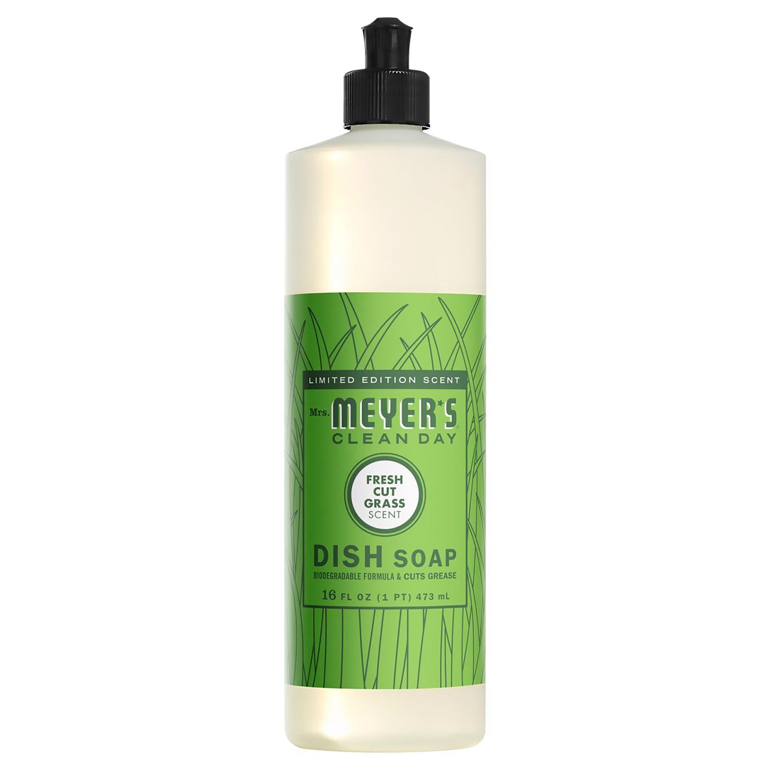 Mrs. Meyer's Clean Day Fresh Cut Grass Scent Liquid Dish Soap 16 oz 1 pk - Case of 6