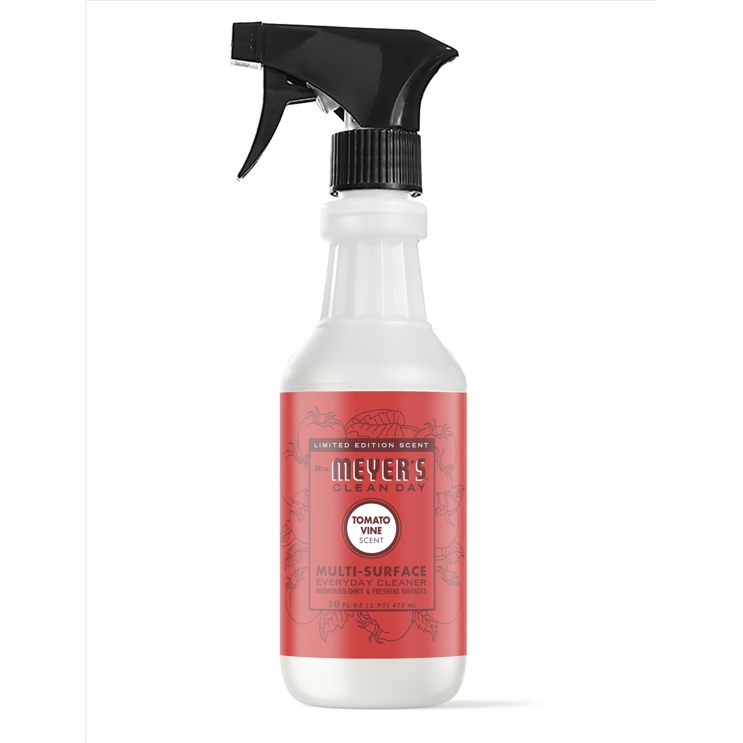 Mrs. Meyer's Clean Day Tomato Vine Scent Concentrated Multi-Surface Cleaner Liquid Spray 16 oz - Case of 6