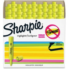 Sharpie SmearGuard Tank Style Highlighters [HIGHLIGHTER;ACCENT;YW;36PK-PK]