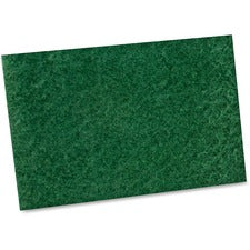 Impact General Purpose Scouring Pad - 0.6" Height x 6" Width x 9" Length - 10/Bag - Green