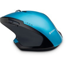 Verbatim Wireless Desktop 8-Button Deluxe Blue LED Mouse - Blue