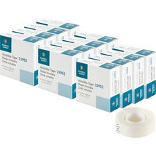 Business Source Invisible Tape Dispenser Refill Roll [TAPE;ROLL;INVIS;3/4"X1296"-BX]