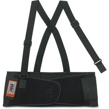 Ergodyne ProFlex Economy Elastic Back Support - 42" - 46" Waist Size - Strap Mount - Black - 1 Each