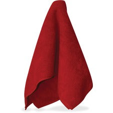 Impact Red Microfiber Cleaning Cloths - For Multipurpose - 16" Length x 16" Width - 12 / Bag - Red