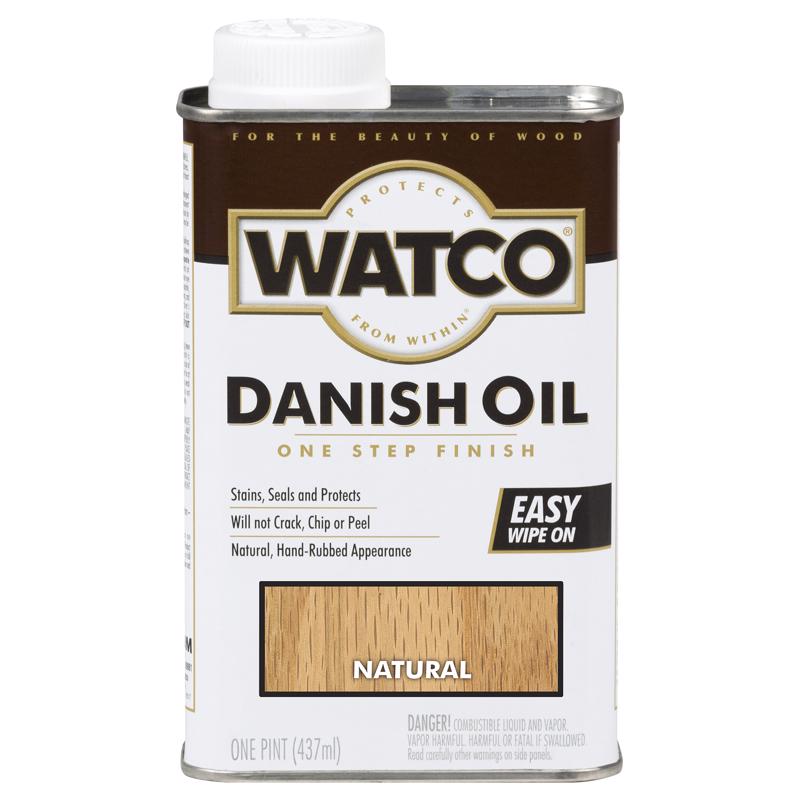 WATCO - Watco Transparent Natural Oil-Based Danish Oil 1 pt - Case of 6 [65751]