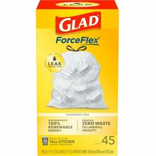 Glad ForceFlex Tall Kitchen Drawstring Trash Bags [BAG;KTCHN;TALL;GLAD;13 GAL-BX]