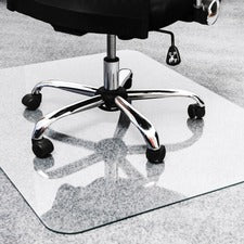 Glaciermat&reg; Heavy Duty Glass Chair Mat for Hard Floors & Carpets - 36" x 48"