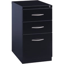Lorell Premium Box/Box/File Mobile File Cabinet with Arch Pull [PEDESTAL; 23" BBF; ARCH; BK-EA]