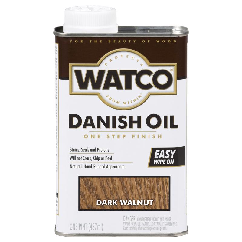 WATCO - Watco Transparent Dark Walnut Oil-Based Danish Oil 1 pt - Case of 6 [65851]