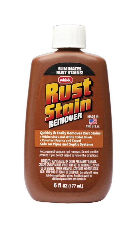 LIQUID RUST - Rust-Oleum Whink No Scent Rust Stain Remover 6 oz Liquid - Case of 6