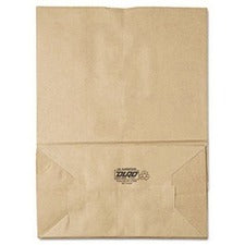 DURO Food Bag - 57 lb Capacity - 12" Width x 17" Length x 7" Depth - Brown - Kraft Paper - 500/Carton - Grocery