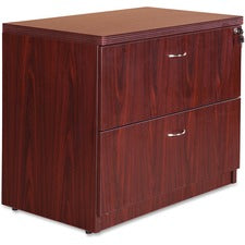 Lorell Chateau Series Lateral File - 2-Drawer [FILE;LATERAL;1.5TOP;MAH-EA]