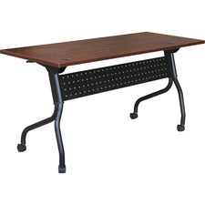 Lorell Flip Top Training Table [TABLE;TRN;FLIP;60X24;CY/BK-EA]