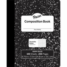 Pacon Composition Book [BOOK;COMP;QUAD;MARBLE;100SH-EA]