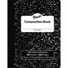 Pacon Composition Book [BOOK;COMP;WIDE;MARBLE;100SH-EA]