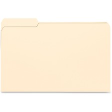 Business Source 1/3 Tab Cut Legal Recycled Top Tab File Folder [FOLDER;FILE;1/3;LGL;POS 1-BX]