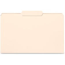 Business Source 1/3 Tab Cut Legal Recycled Top Tab File Folder [FOLDER;FILE;1/3 LGL;POS 2-BX]