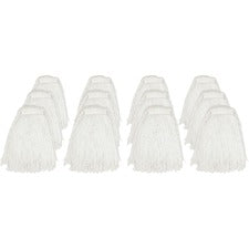 Genuine Joe Cut End Mophead - Rayon - 12 / Carton [MOP;WET;#16;RAYON;CUTEND-CT]