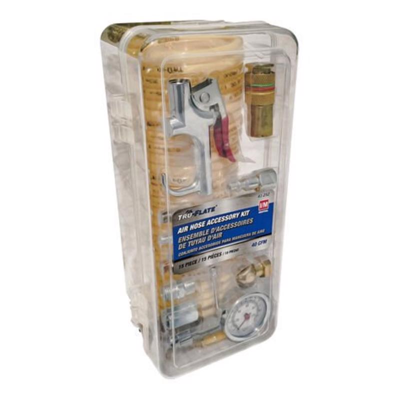 TRUFLATE - Tru-Flate Air Tool Accessory Kit Boxed 15 pc