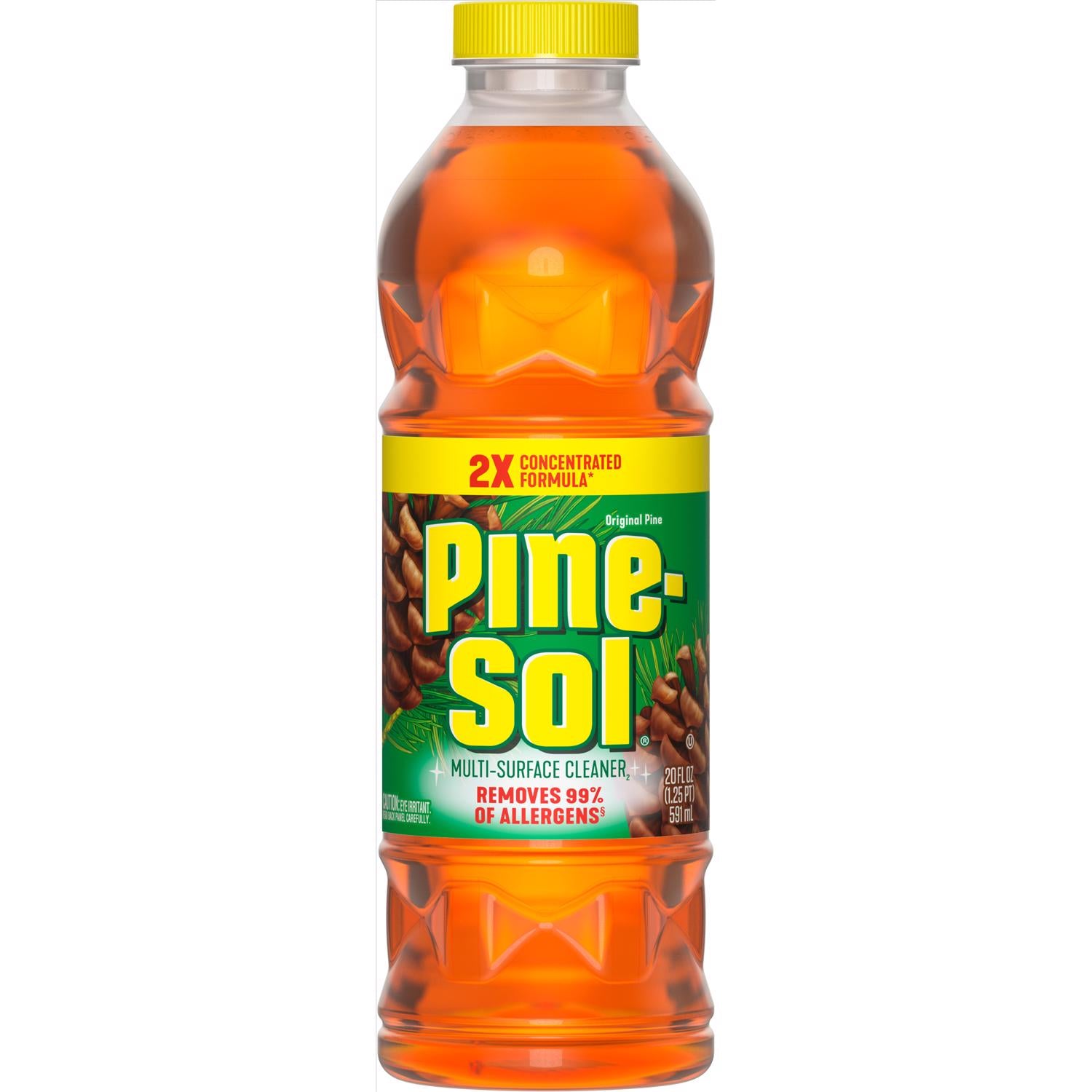Pine-Sol Pine Scent Concentrated Multi-Surface Cleaner Liquid 20 fl. oz. - Case of 8