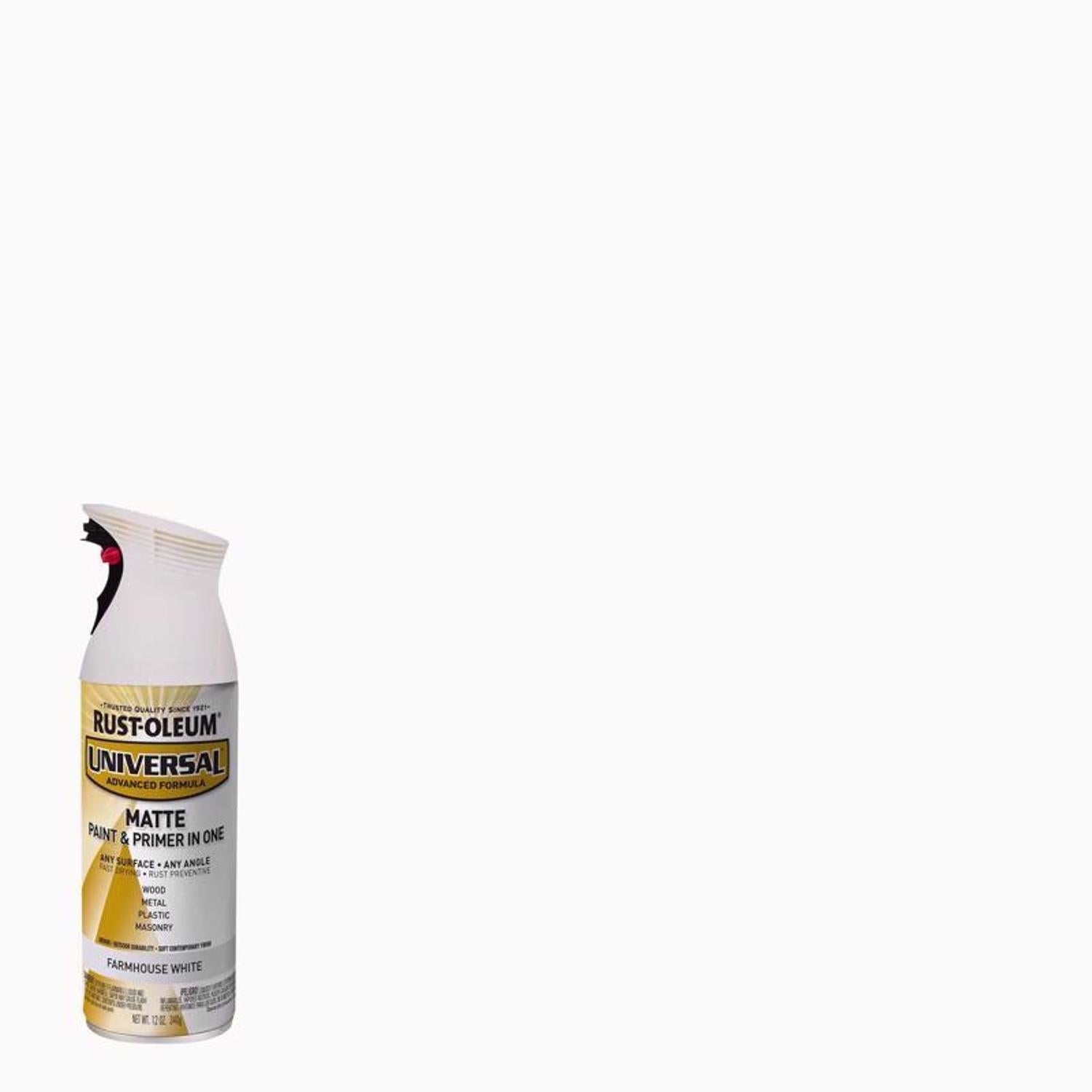 Rust-Oleum Universal Matte White Spray Paint 12 oz - Case of 6