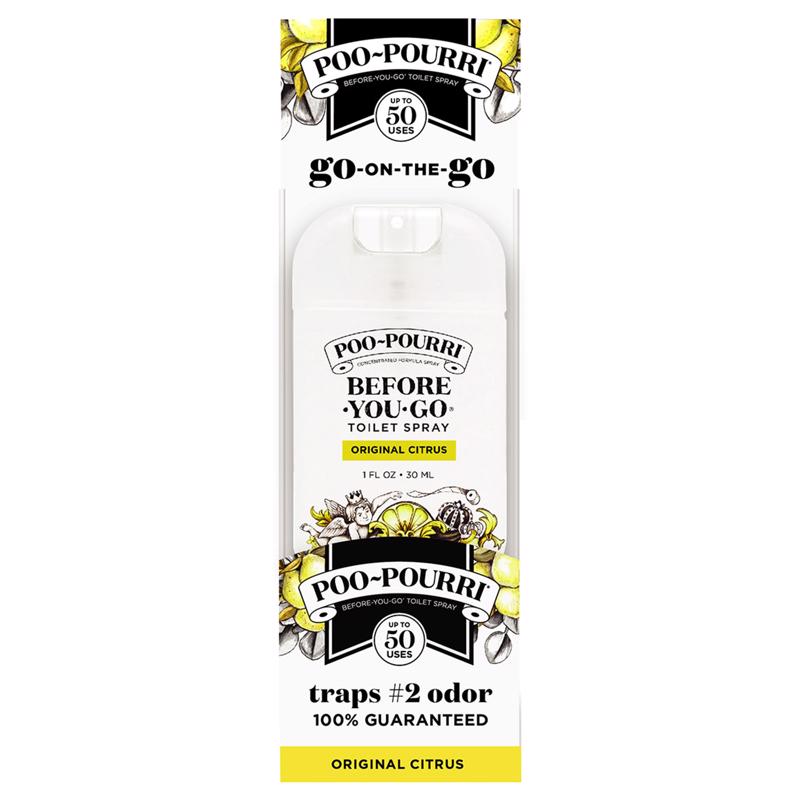 POO-POURRI - Poo-Pourri Original Citrus Scent Air Freshener Spray 1 oz Liquid 1 pk