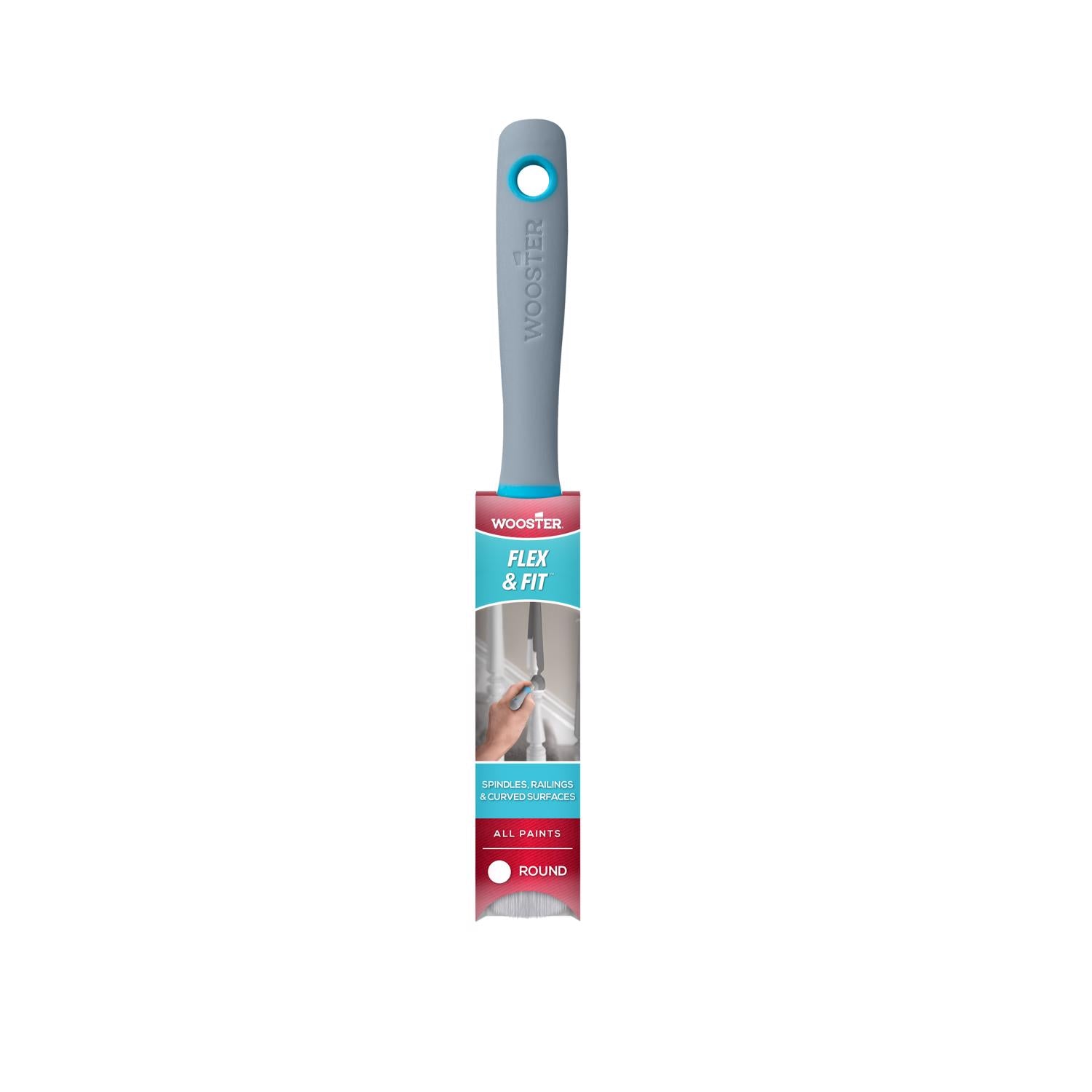 Wooster Flex & Fit 1 in. Soft Round Paint Brush - Case of 6