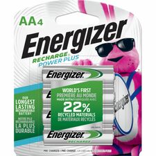 Energizer Recharge Power Plus Rechargeable AA Battery 4-Packs