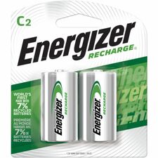 Energizer Recharge Universal Rechargeable C Battery 2-Packs