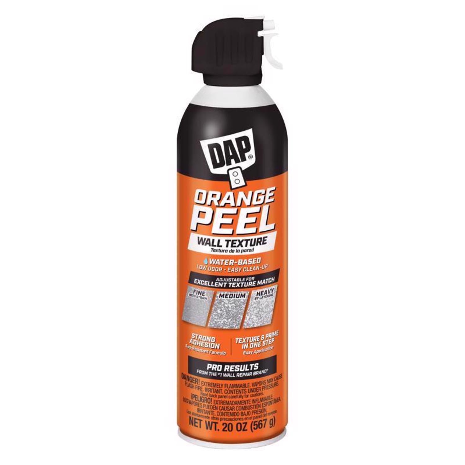 DAP White Water-Based Orange Peel Spray Texture 20 oz - Case of 6
